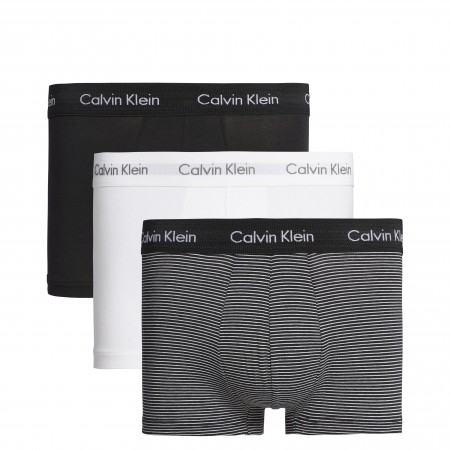 CALVIN KLEIN Textil Boxer White-Stripe-Black 0000U2664G-IOT