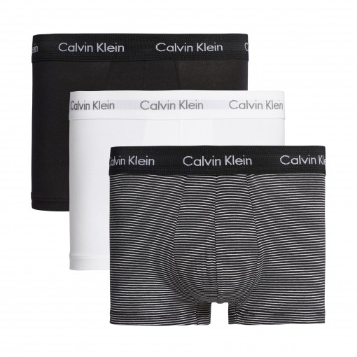 CALVIN KLEIN Textil Boxer White-Stripe-Black 0000U2664G-IOT