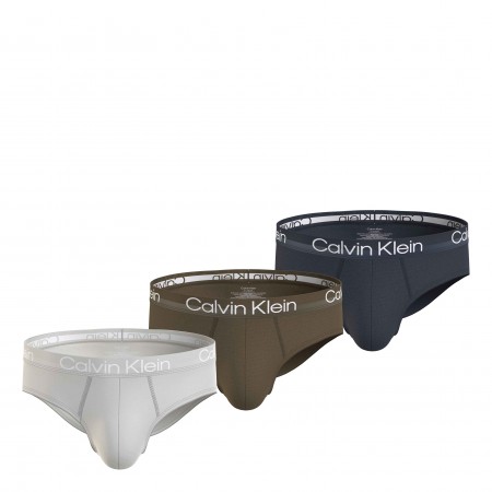 CALVIN KLEIN Textil Slip Pack 3 Multicolor 000NB2969A-GYO