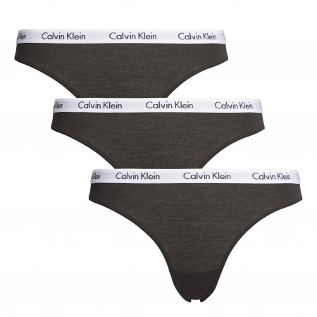CALVIN KLEIN Textil Pack de 3 bragas clásicas - Carousel 000QD3588E-001