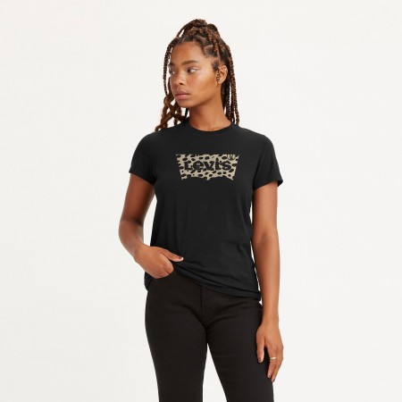 LEVI STRAUSS Textil Camiseta Negra 17369-2437-BW LEOPARD CAVIAR