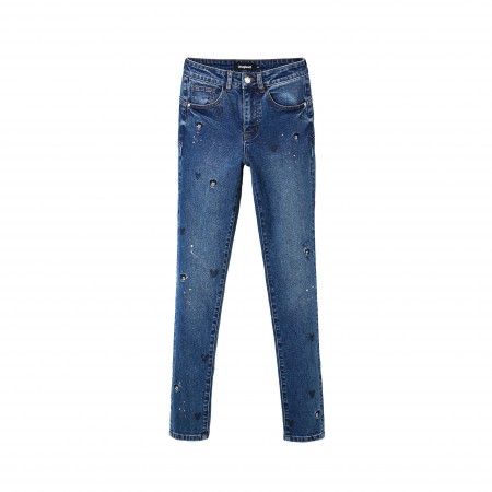 DESIGUAL Textil Pantalones Azules 23SWDD63-5053