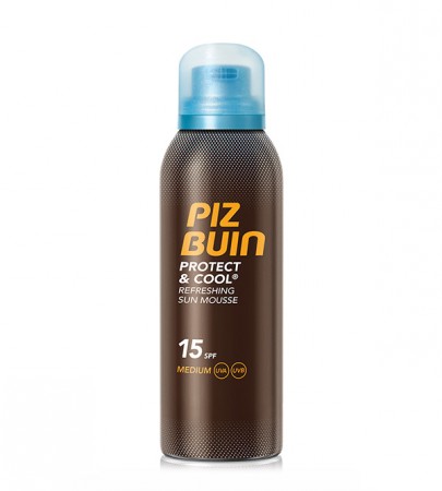 Protect & Cool. PIZBUIN Refreshing Sun Mousse SPF 15 150ml