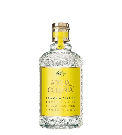 Acqua Colonia Lemon&Ginger. Nº4711 Eau de Cologne for UNISEX, Spray 170ml