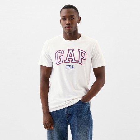 GAP Textil Camiseta Blanca con Logo 500040-943
