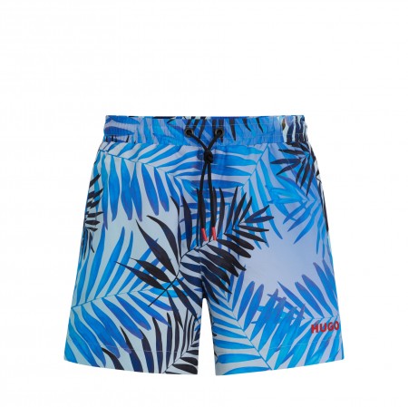 HUGO Textil Bañador tipo shorts estampado Azul medio 50510061-420