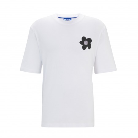 HUGO BLUE Textil Camiseta Blanca 50513214-100