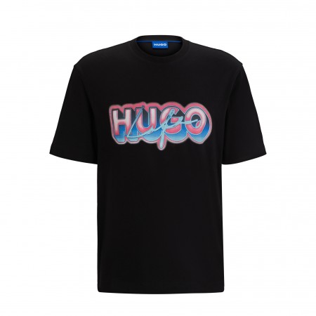 HUGO BLUE Textil Camiseta Negra 50515278-001