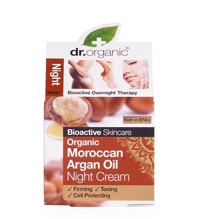Argán Orgánico. DR ORGANIC Crema de Noche de Aceite de Argan Organico 50ml