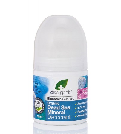 Mineral Orgánico del Mar Muerto. DR ORGANIC Desodorante de Mineral Organico del Mar Muerto 50ml