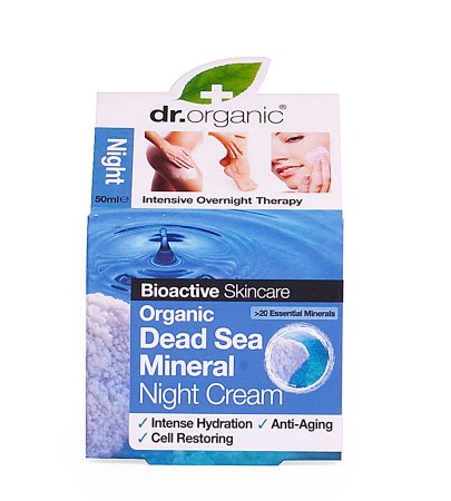 Mineral Orgánico del Mar Muerto. DR ORGANIC Crema de Noche de Mineral Organico del Mar Muerto 50ml