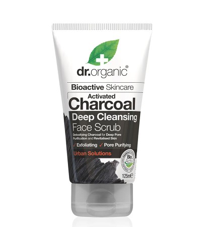 Carbón Activo Orgánico. DR ORGANIC Exfoliante Facial de Carbon Activo Organico 125ml