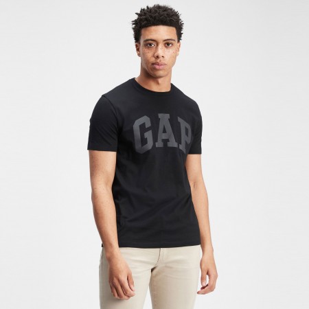 GAP Textil Camiseta con Logo GAP Negro 550338-200