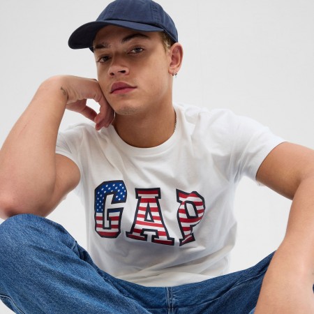 GAP Textil Camiseta de logotipo de Gap USA 627116-098