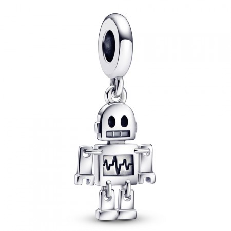 PANDORA Joyería Charm de Bot el Robot 792250C01