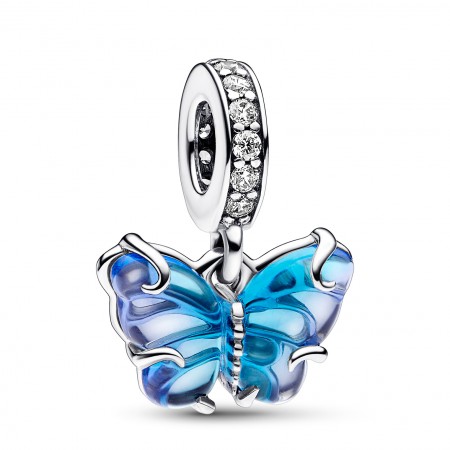 PANDORA Joyería Charm Colgante Mariposa Azul 792698C01