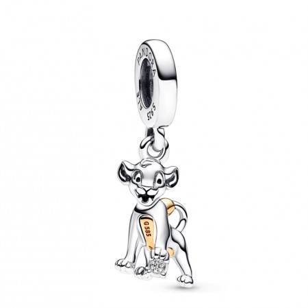 PANDORA Joyería Charm Colgante en plata de ley Simba 100 Aniversario de Disney 792749C01