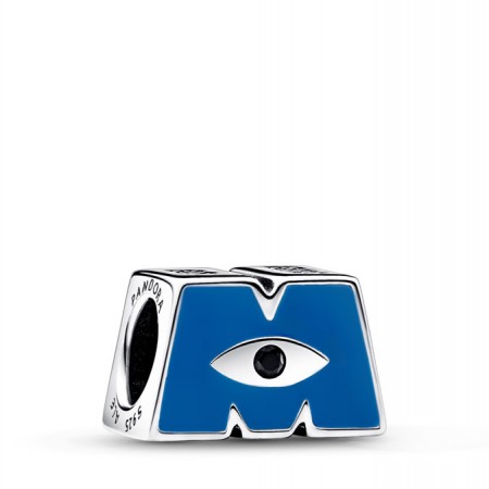PANDORA Joyería Charm Logo M Monsters, Inc. de Disney Pixar 792753C01