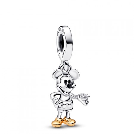 PANDORA Joyería Charm Colgante Mickey Mouse 100 Aniversario de Disney 792812C01
