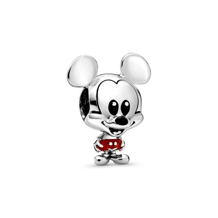 PANDORA Joyería Charm en plata de ley Mckey Mouse con Pantalones Rojos 798905C01