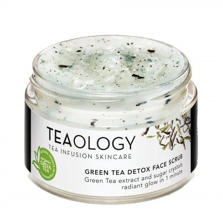 Green Tea. TEAOLOGY Exfoliante Facial Detox De Té Verde, 50ml