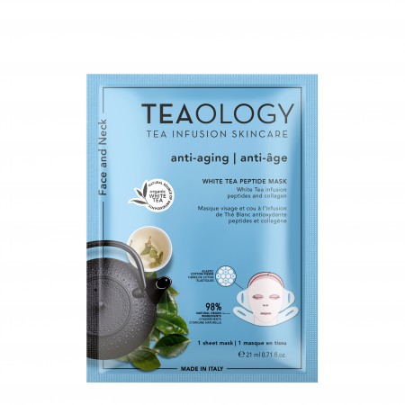 White Tea. TEAOLOGY Mascarilla antiedad con péptidos y té blanco 21ml