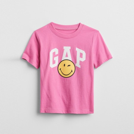 GAP Textil Camiseta SmileyWorld Rosa 810243-219