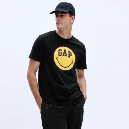 GAP Textil Camiseta SmileyWorld Negra 810766-137