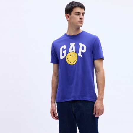GAP Textil Camiseta SmileyWorld Azul 810766-142