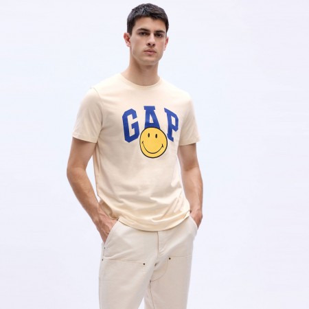 GAP Textil Camiseta SmileyWorld Beige 810766-766