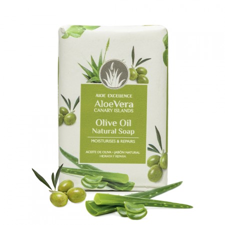 Aloe Vera Canary Islands. ALOE EXCELLENCE Aloe Vera Natural Soap with Olive Oil, 100g