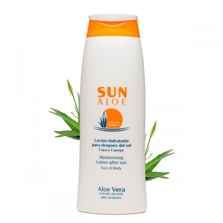 Aloe Vera Body Care. ALOE EXCELLENCE Moisturising Lotion after sun. Cooling effect, 400ml