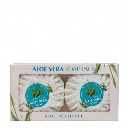 Aloe Vera Canary Islands. ALOE EXCELLENCE Pack 2 Jabones Naturales Redondos
