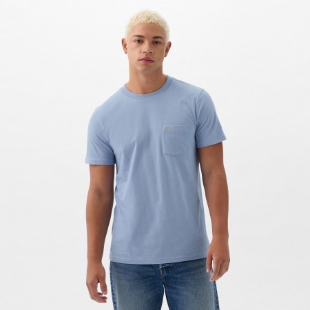 GAP Textil Camiseta con bolsillo de algodón orgánico 857901-480