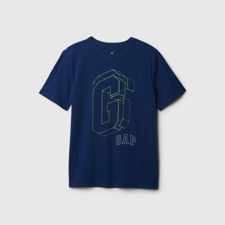 GAP Textil Camiseta Marina con Logo 876904-418