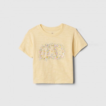 GAP Textil Camiseta de logotipo de arco Amarilla 888591-500