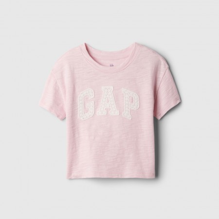 GAP Textil Camiseta de logotipo de arco Rosa 888591-807