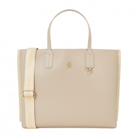 TOMMY HILFIGER Marroquinería Satchel Blanco AW0AW15692-AES