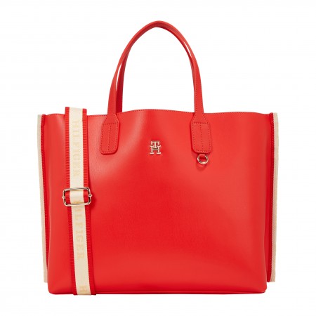 TOMMY HILFIGER Marroquinería Satchel Rojo AW0AW15692-XND