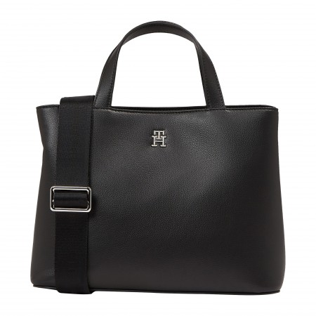 TOMMY HILFIGER Marroquinería Satchel Negro AW0AW15721-BDS