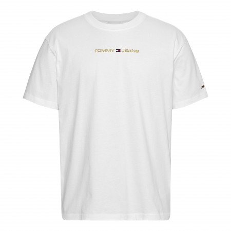 TOMMY JEANS Textil Camiseta Blanca DM0DM17728-YBR