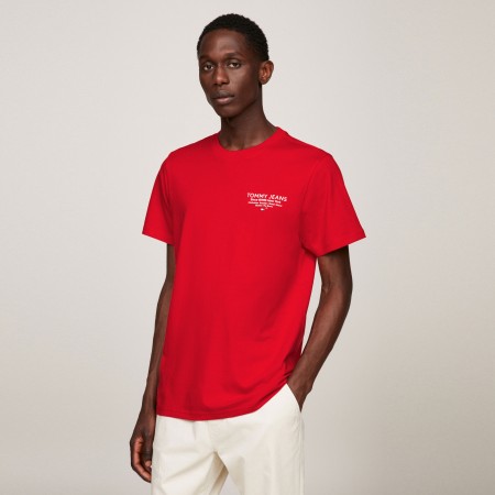 TOMMY JEANS Textil Camiseta Roja DM0DM18265-XNL