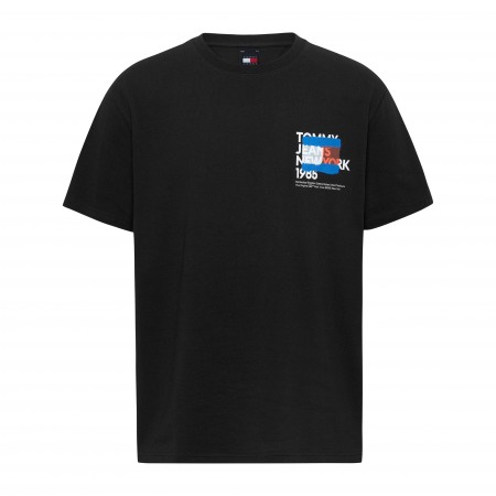 TOMMY JEANS Textil Camiseta Negra DM0DM18271-BDS