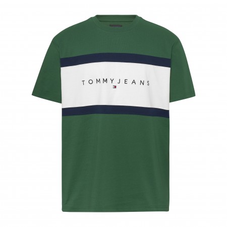 TOMMY JEANS Textil Camiseta Verde DM0DM18427-L4L