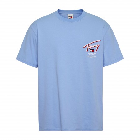TOMMY JEANS Textil Camiseta Azul DM0DM18574-C3S