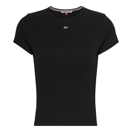 TOMMY JEANS Textil Camiseta Negra DW0DW14876-BDS