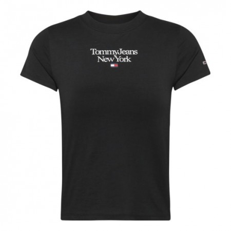TOMMY JEANS Textil Camiseta Negra DW0DW14899-BDS