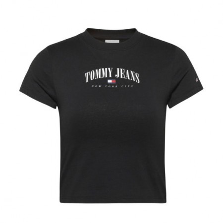 TOMMY JEANS Textil Camiseta Negra DW0DW14910-BDS