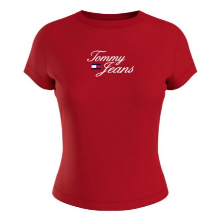 TOMMY HILFIGER Textil Camiseta Roja DW0DW15441-XNL