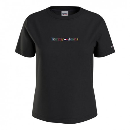 TOMMY HILFIGER Textil Camiseta Negra DW0DW15447-BDS